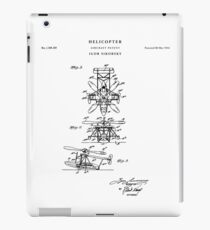 Helicopter Patent Drawing Blueprint iPad Case/Skin