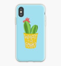 what the fork? cactus (The Good Place) iPhone Case