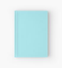 Hellblauer Feststoff Notizbuch