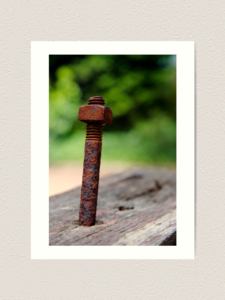 Alternate view of Nut & bolt Art Print