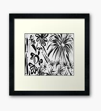 Brush Strokes Framed Print