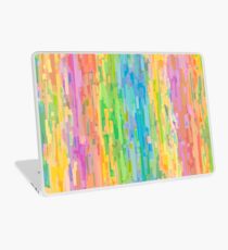 Fun Colorful Whimsical Funky Stripes Art Pattern Laptop Skin