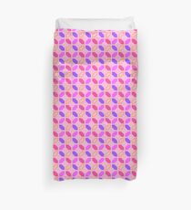 60's pink wallpaper Duvet Cover