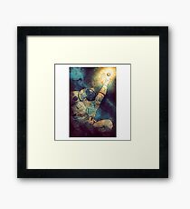 The Casascius Astronaut Artwork Framed Print