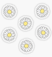 Niedliches Gänseblümchen-Blumen-Muster Transparenter Sticker