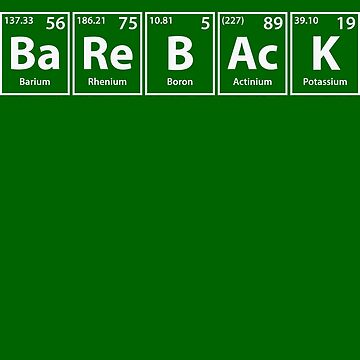 Crotch (Cr-O-Tc-H) Periodic Elements Spelling - Crotch - Pillow