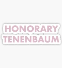 Honorary Tenenbaum / The Royal Tenenbaums Sticker