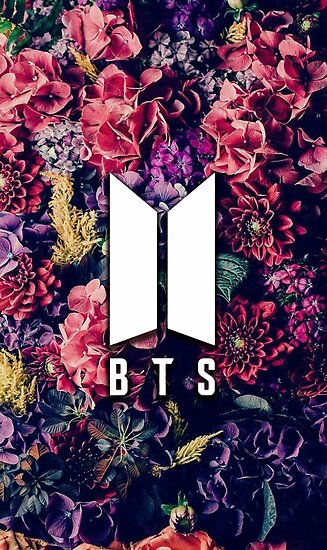 Bts Flower Pink Logo.