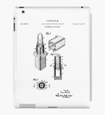Lippenstift-Patent-Zeichnungs-Plan iPad-Hülle & Klebefolie