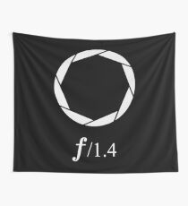 Photography Aperture f/1.4 Wall Tapestry