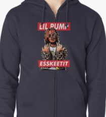 Perfect Lil Pump Esskeetit Merchandise Zipped Hoodie