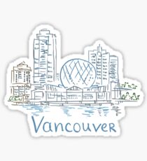 Vancouver Panorama Sticker