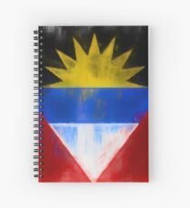 Antigua And Barbuda Flag Reworked No. 1, Series 1 Spiralblock