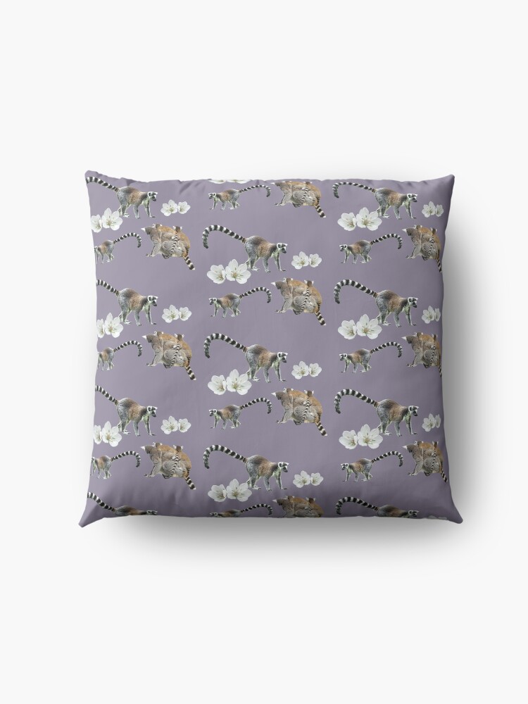 Alternate view of Lemur love Floor Pillow