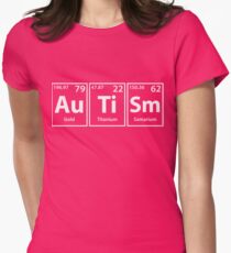 Autism (Au-Ti-Sm) Periodic Elements Spelling Women's Fitted T-Shirt