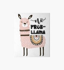 No Prob-Llama Art Board