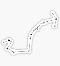 Scorpio Constellation Zodiac Sticker Sticker