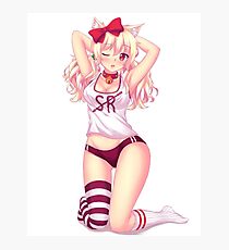 Neko Mädchen Fotodruck