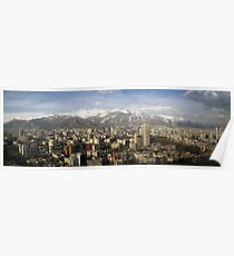 Skyline de Téhéran Poster
