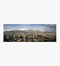Tehran skyline Photographic Print