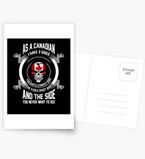 As a Canadian I have 3 sides T Shirt Postcards