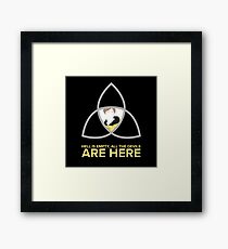Dark Framed Print