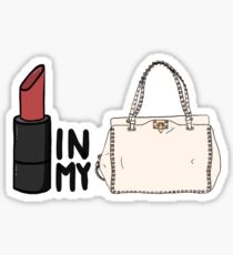 Lippenstift in meiner weißen Tasche von Valentino? Sticker