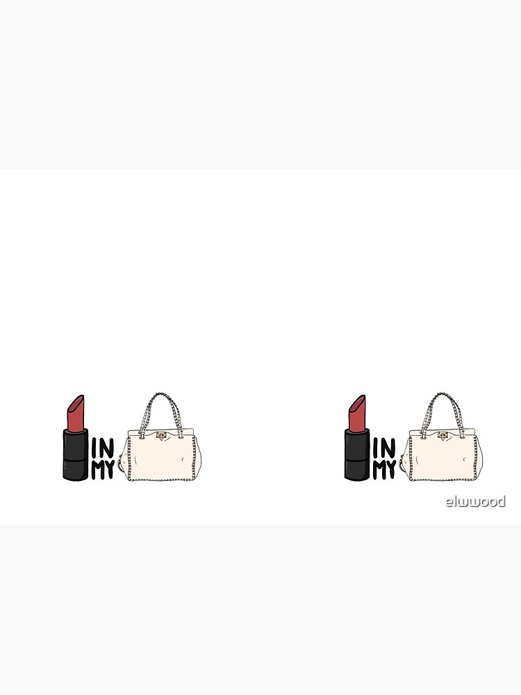 lipstick in my white valentino bag