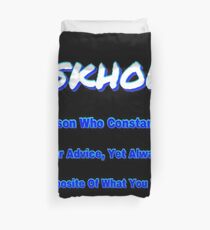 ASKHOLE BLUE Duvet Cover