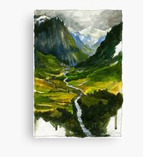 The Hidden Valley Canvas Print