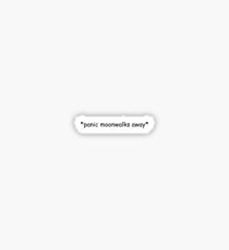panic moonwalk new girl Sticker