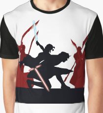 Kylo Ren and Rey vs. Snoke's Praetorian Guard Graphic T-Shirt
