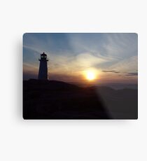 Fireball Descending Metal Print