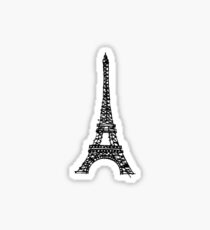 Pegatina pequeña torre eiffel