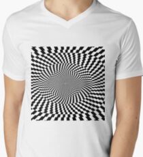 Optical Illusion, Visual Illusion, Physical Illusion, Physiological Illusion, Cognitive Illusions Men's V-Neck T-Shirt