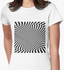 Optical Illusion, Visual Illusion, Physical Illusion, Physiological Illusion, Cognitive Illusions Women's Fitted T-Shirt