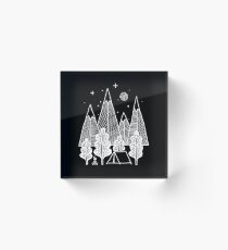 Camp Line Acrylic Block