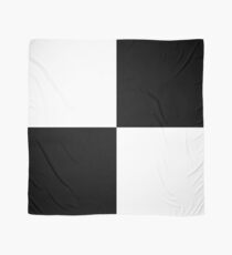 Black and White Checks Scarf