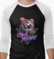 Owl Yeah! Men's Baseball ¾ T-Shirt