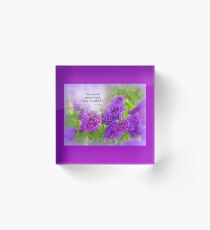 Love Acrylic Block