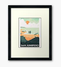 san junipero Framed Print