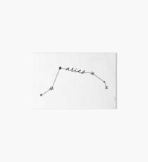 Aries Zodiac Constellation Doodle Sticker Art Board