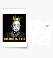 The Notorious Ruth Bader Ginsburg (RBG) Postcards