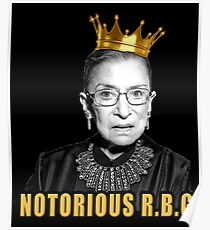 The Notorious Ruth Bader Ginsburg (RBG) Poster