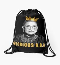 The Notorious Ruth Bader Ginsburg (RBG) Drawstring Bag