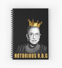 Cuaderno de espiral La notoria Ruth Bader Ginsburg (RBG)