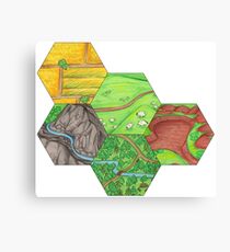 Settling Down 2 Canvas Print
