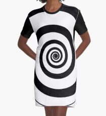 Spiral, helix, scroll, loop, volute, spire Graphic T-Shirt Dress