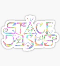 Space Jesus Logo Sticker