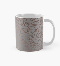 Elegant rose gold geometric pattern Mug